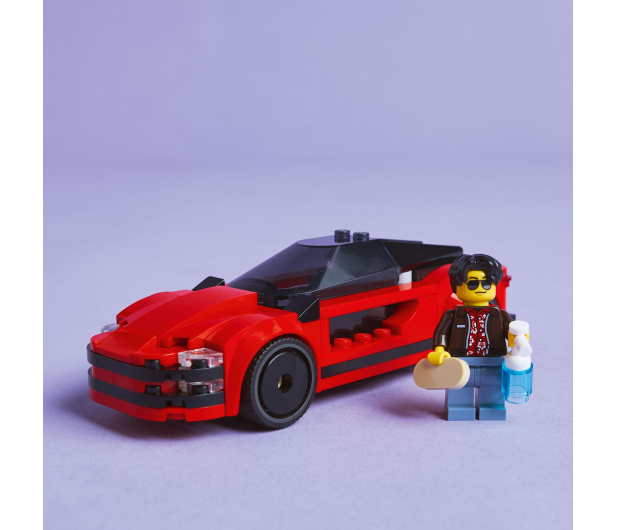 LEGO City 60448 Czerwony samochód sportowy - 1284112 - zdjęcie 9